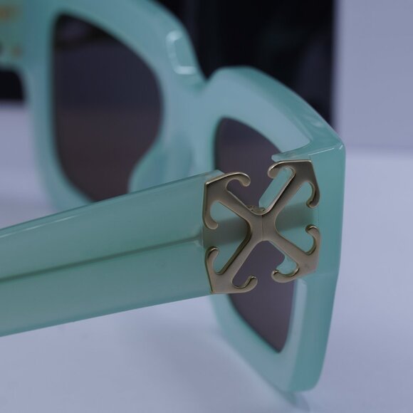 Off-White OERI14D MYSTIC 5364 Square Sunglasses – Sage/Brown - Picture 9 of 10